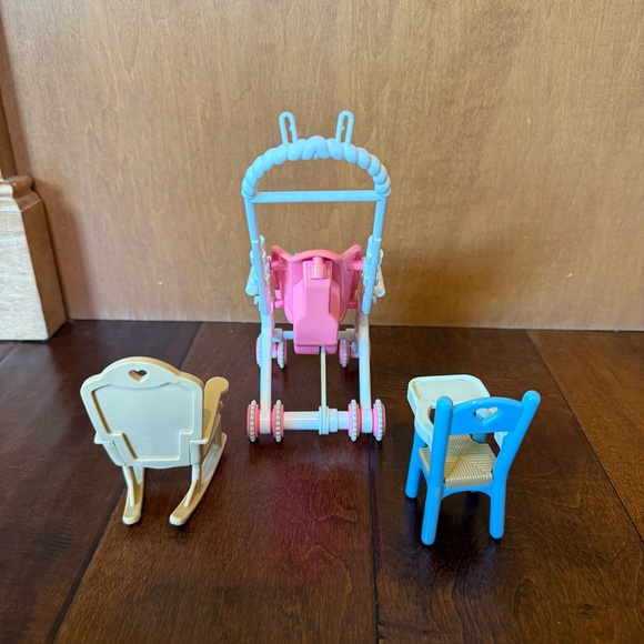 FISHER PRICE Doll Stroller and Chairs Playset - Picture 3 of 3